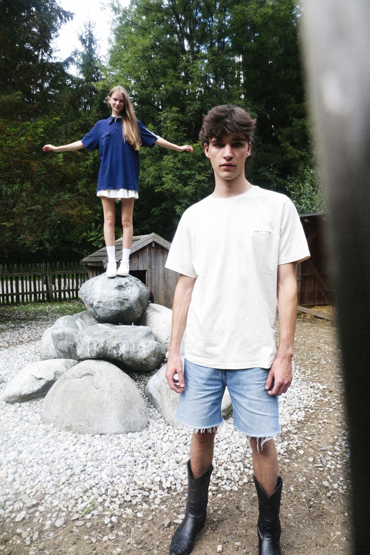 T-shirt blanc Readyfornature pour homme