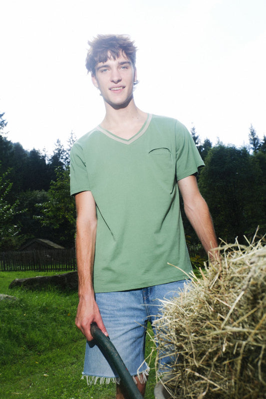 Readyfornature T-Shirt green Man