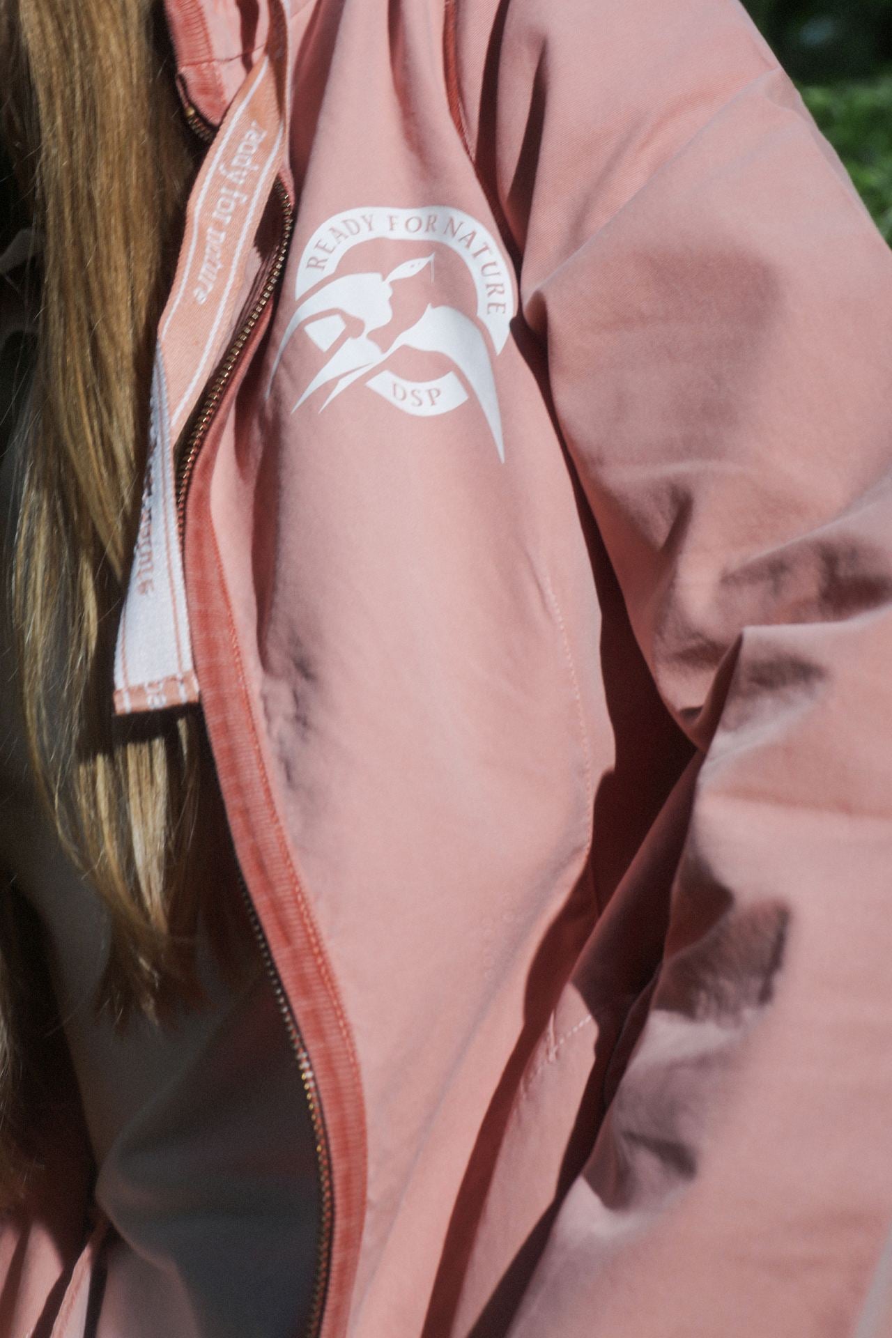 Readyfornature Damen Kapuzenjacke Lachsrosa